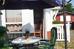Terrasse - Ferienhaus Strandflieder - Top-Hundeurlaub