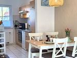 Küche / Küchenzeile - Ferienhaus Küstenkörbchen - Top-Hundeurlaub