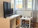 Schlafzimmer - Ferienhaus Küstenkörbchen - Top-Hundeurlaub