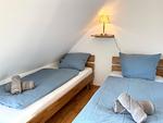 Schlafzimmer - Ferienhaus Küstenkörbchen - Top-Hundeurlaub