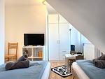 Schlafzimmer - Ferienhaus Küstenkörbchen - Top-Hundeurlaub