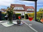 Gartenblick - Ferienhaus Küstenkörbchen - Top-Hundeurlaub