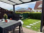 Terrasse - Ferienhaus Küstenkörbchen - Top-Hundeurlaub