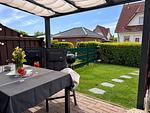Gartenblick - Ferienhaus Küstenkörbchen - Top-Hundeurlaub