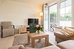 Wohnzimmer - Strandhaus Whg. 3 - Top-Hundeurlaub