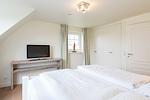 Schlafzimmer - Strandhaus Whg. 3 - Top-Hundeurlaub