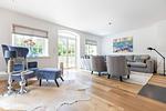 Wohnzimmer - Ferienhaus Pidder Hüs Kampen / Sylt - Top-Hundeurlaub