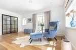 Wohnzimmer - Ferienhaus Pidder Hüs Kampen / Sylt - Top-Hundeurlaub