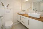 Badezimmer - Ferienwohnung MeerZeit 39 Sylt - Top-Hundeurlaub