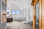 Badezimmer - Ferienwohnung Morgenlicht Olpenitz - Top-Hundeurlaub