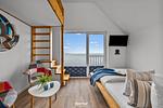 Schlafzimmer - Ferienwohnung Morgenlicht Olpenitz - Top-Hundeurlaub