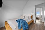 Schlafzimmer - Ferienwohnung Morgenlicht Olpenitz - Top-Hundeurlaub