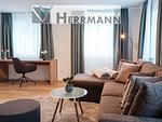 Wohnzimmer - Ferienwohnung Beim Paschamarte - Top-Hundeurlaub
