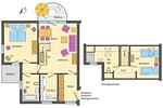 Grundriss - Wohnung 4.4 - Seeschwalbe - Top-Hundeurlaub