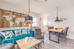 Deichlodge, Lodge. Eins, Wohnzimmer - Ferienwohnung Deichlodge, Lodge. Eins - Top-Hundeurlaub