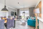 Deichlodge, Lodge. Eins, Wohnzimmer - Ferienwohnung Deichlodge, Lodge. Eins - Top-Hundeurlaub