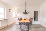 Deichlodge, Lodge. Eins, Essbereich - Ferienwohnung Deichlodge, Lodge. Eins - Top-Hundeurlaub