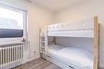Deichlodge, Lodge. Eins, Schlafzimmer 3 Stockbett - Ferienwohnung Deichlodge, Lodge. Eins - Top-Hundeurlaub
