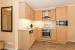 Küchenzeile mit Backofen - Apartmenthaus Atlantik 102 - Top-Hundeurlaub