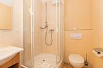 Badezimmer mit Dusche - Apartmenthaus Atlantik 102 - Top-Hundeurlaub