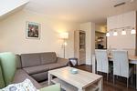 Wohnzimmer Blick zur Küche - Wohnung 10-7 - Top-Hundeurlaub
