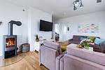 Wohnzimmer - Ferienhaus Frische Brise 40 Olpenitz - Top-Hundeurlaub