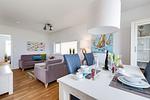 Wohnzimmer - Ferienhaus Frische Brise 40 Olpenitz - Top-Hundeurlaub