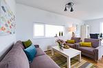 Wohnzimmer - Ferienhaus Frische Brise 40 Olpenitz - Top-Hundeurlaub
