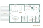 Grundriss - Premium Reetdachvilla mit 3 Schlafzimmern, Sauna und Kamin (F04) - Top-Hundeurlaub