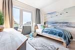 Schlafzimmer - Ferienwohnung Nordseeresort 36b AHOI Schönheit Büsum - Top-Hundeurlaub