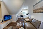Wohnzimmer - Ferienwohnung Klintum - Top-Hundeurlaub