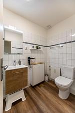 Badezimmer - Ferienwohnung Klintum - Top-Hundeurlaub
