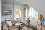 Wohnzimmer - Ferienwohnung Klintum - Top-Hundeurlaub
