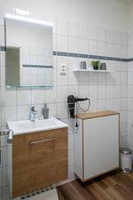 Badezimmer - Ferienwohnung Klintum - Top-Hundeurlaub