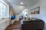 Wohnzimmer - Ferienwohnung Klintum - Top-Hundeurlaub