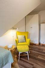 Schlafzimmer - Ferienwohnung Klintum - Top-Hundeurlaub