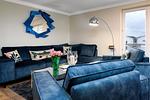 Wohnzimmer - FeWo Seeadler - Sauna, Meerblick, Dachgeschoss - Top-Hundeurlaub