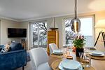 Wohnzimmer - FeWo Seeadler - Sauna, Meerblick, Dachgeschoss - Top-Hundeurlaub
