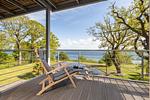 Balkon - FeWo Wellenspiel - Kamin, Sauna, Meerblick - Top-Hundeurlaub