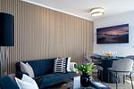 Wohnzimmer - FeWo Meerzeit - Balkon, Sauna, Meerblick - Top-Hundeurlaub
