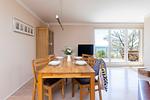 Wohnzimmer - FeWo Fontane - Kamin, Sauna, Meerblick, Badeteich - Top-Hundeurlaub