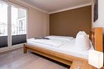 Schlafzimmer - FeWo Fontane - Kamin, Sauna, Meerblick, Badeteich - Top-Hundeurlaub
