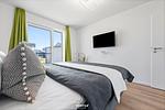 Schlafzimmer - Ferienwohnung Balance Hus Olpenitz - Top-Hundeurlaub