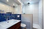 Badezimmer - FeWo Ostsee Lounge - Meerblick, Sauna, Terrasse - Top-Hundeurlaub