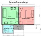 Grundriss - Albatros - Top-Hundeurlaub
