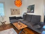 Wohnzimmer im Hus Silverdalen in Silverdalen nahe Vimmerby - Hus Silverdalen - Top-Hundeurlaub