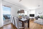 Wohnzimmer - Ferienwohnung Ocean Lounge, App. 15 Olpenitz - Top-Hundeurlaub