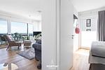 Wohnzimmer - Ferienwohnung Ocean Lounge, App. 15 Olpenitz - Top-Hundeurlaub
