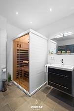 Sauna - Ferienwohnung Ocean Lounge, App. 15 Olpenitz - Top-Hundeurlaub