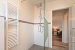 Badezimmer - Ferienhaus Glück unter Reet mit Sauna, Kamin und Terrasse - Top-Hundeurlaub